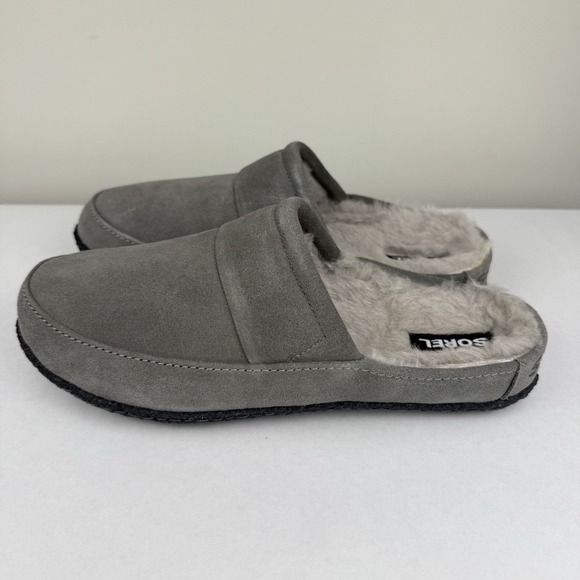 SOREL Falcon Ridge II Scuff Gray (Quarry, Grill) Slippers Men's 10 Medium NEW - Picture 2 of 11
